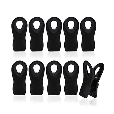 Pinces Magnétiques pour Croustilles - Pinces de Sac à Scellement Serré pour Emballages Alimentaires, Pince pour Sac à Croustilles et Rangement de Cuisine, 10 Pcs