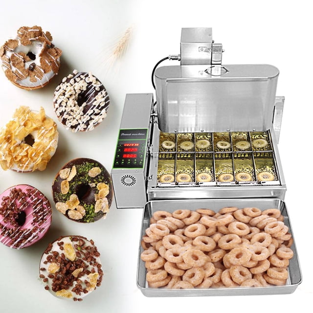 Kolice Machine Commerciale Mini à 6 Rangées de Beignes, Fabricant de Beignes 2600 Pcs/heure, Fabricant de Beignes à Frire, Équipement de Nourriture de Rue pour Collations