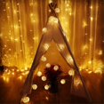 thumbnail image 4 of Rattan Ball String Lights with 5 Meters 40 LED Warm White Fairy Light for Indoor, Bedroom, 4 of 8