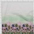 thumbnail image 2 of oneOone Viscose Jersey Fabric Geometric|Tree & Floral Panel Printed Craft Fabric BTY 60 Inch Wide, 2 of 3
