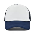 thumbnail image 4 of Mens and Womens Sponge Color Matching Simple Casual Peaked Cap Travel Holiday Sports Baseball Cap, 4 of 4