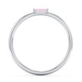 thumbnail image 3 of East-West Stackable Baguette Birthstone Ring - Pink Tourmaline (October), 3 of 5