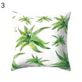 thumbnail image 2 of Housse de Coussin Feuilles de Monstera Fraîches Feuilles Tropicales Décorative en Coton Lin Toile de Jute Carrée Housse de Coussin Extérieure, 2 of 6
