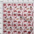 thumbnail image 3 of oneOone Polyester Spandex Dark Rose Brown Fabric Earth Fabric For Sewing Printed Craft Fabric By The Yard 56 Inch Wide, 3 of 4