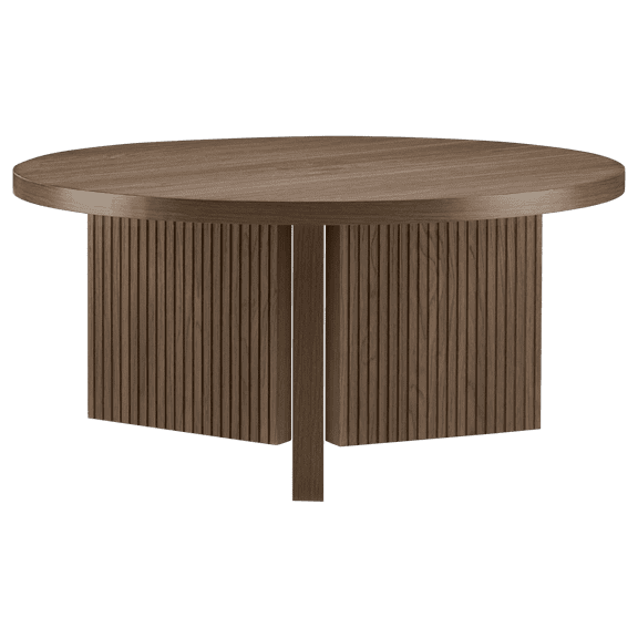 Bouclair table Ronde Noyer Noyer