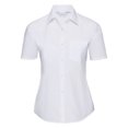 thumbnail image 1 of Russell Collection Chemise Popeline à Manches Courtes en Poly-Coton Entretien Facile pour Dames/femmes, 1 of 4