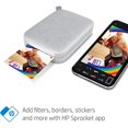thumbnail image 3 of HP Sprocket 2x3" Instant Smartphone Photo Printer 75 Sheets Bundle, Wireless Portable Printer - Luna Pearl, 3 of 8