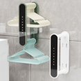 thumbnail image 2 of Hanger Rack Telescopic Good Stickiness Strong Bearing Capacity Stretchable Stable Keep Tidy Non-slip Wall-mounted Clothes Hanger Rack Home Use, 2 of 8