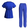 thumbnail image 2 of Women's Scrubs Set Scrub Top and Pants Scrubs Set, 2 of 3