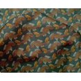 thumbnail image 4 of oneOone Silk Tabby Fabric Fish Block Fabric Prints By Yard 42 Inch Wide, 4 of 4