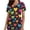 #25, variant on Amzcrzy Plus Size Scrub Tops Women Fashion Graphic Print Valentines Day Nursing Scrub Top Casual Oversized Short Sleeve V Neck Women Scrubs with Pockets