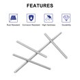 thumbnail image 3 of Unique Bargains 8Pack M3 x 90mm 0.5mm Pitch 304 Stainless Steel Fully Threaded Rod Bar Studs, 3 of 6