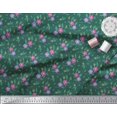thumbnail image 2 of Soimoi Blue Modal Satin Fabric Diamond Geometric Print Sewing Fabric Yard 42 Inch Wide, 2 of 3
