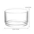 thumbnail image 4 of Stackable Heat Resistant Glass Bowl Transparent Salad Bowl Innovative Dessert Fruit Box, 4 of 8