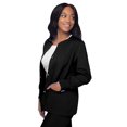 thumbnail image 3 of Sivvan Women's Scrubs Warm-Up Jacket / Front Snaps - Round Neck, 3 of 7