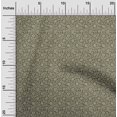 thumbnail image 1 of oneOone Polyester Lycra Fabric Leaves & Floral Artistic Printed Fabric 1 Yard 56 Inch Wide, 1 of 4