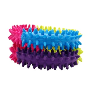 TIMIFIS Dog Toys Pet Dog Puppy Cat Rubber Dental Teeth Chew Bone Play Training Fetch Fun Toys Hot Dog Toys for Small Dogs - Summer