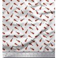 thumbnail image 1 of Soimoi Moss Georgette Fabric Guitar Musical Instrument Fabric Prints by Yard 42 Inch Wide, 1 of 3