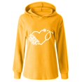 thumbnail image 3 of Pull à Capuche pour Femmes Pull Décontracté à Capuche pour Femmes Sweat-Shirt Imprimé à Manches Longues, 3 of 4