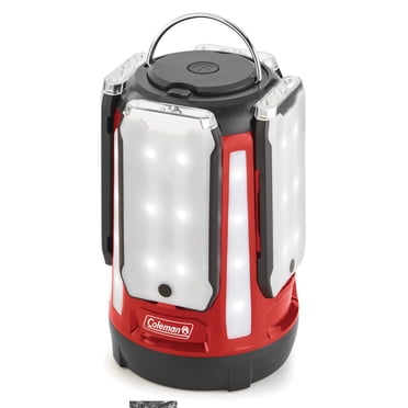 Coleman Quad Panel 800L LED Lantern, Outdoor Light with 4 Panels and USB for Camping