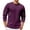 Violet, variante sur AherBiu Chandails pour Hommes Col Ras du Cou Léger Tricoté Chandail Automne Hiver Décontracté Coupe Ample Couleur Unie T-Shirt de Base Chandail
