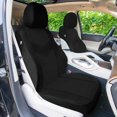thumbnail image 2 of Universal Fit Car Seat Cover – Full Set of Automotive Seat Covers, Chevron Flat Cloth Car Seat Covers, Seat Protector for Cars, Trucks, SUVs and Vans, Washable Seat Cover, Car Accessories, 2 of 9
