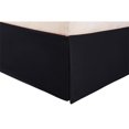 thumbnail image 1 of Jupe de Lit Très Grand en Microfibre Noire Unie, 1 of 1