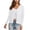 Blanc, variante sur Lenpel Cardigan Court Décontracté pour Femme, Doux, Col en V, Manches Longues, Boutonné, Boléro Tricoté, Chandail Léger (Rose, Petit)