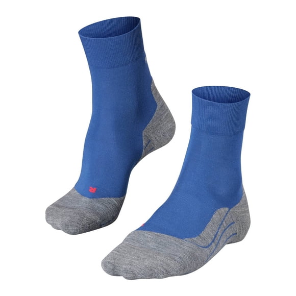 FALKE Men’s Sports Socks – RU4 Endurance, Running Socks, Medium Cushioning Blue/Grey 46-48 (11-12.5 UK)