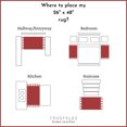 thumbnail image 2 of Fabstyles Premium 100% Cotton Rug, Handmade Area Rag Rug for Living Room, Hallway, Patio, 2 of 3
