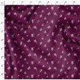 thumbnail image 4 of Soimoi Tissu Rayonne Feuilles & Azalia Imprimé Floral par la Cour 56 Pouces de Large, 4 of 5