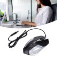 thumbnail image 4 of Gaming Mouse Wired, Computer Mouse Wired Sturdy Durable Game Level Sensors  for Home for Office Black,White, 4 of 7