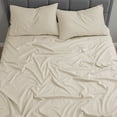 thumbnail image 3 of Nestl Cal King Sheet Set, 1800 Series Microfiber Deep Pocket 4 Piece Bed Sheet Set, 3 of 8