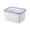 Blue, variant on Fresh Produce Vegetable Fruit Storage Containers Fruit Vegetable Storage Containers for Fridge Draining Fresh Containers Produce Storage Containers Large Organizer Bins with Lid Colander