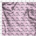 thumbnail image 4 of Soimoi Pink polyester Crepe Fabric Mountain Nature Fabric Prints By Yard 52 Inch Wide, 4 of 6