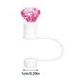 thumbnail image 2 of Straw Covers for Cups - Reusable Silicone Straw Protector - Cute Accessories for 10mm Shaped - for Parties and Everyday Use, 2 of 2