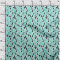 thumbnail image 3 of oneOone Organic Cotton Poplin Twill Fabric Triangle Geometric Printed Craft Fabric BTY 42 Inch Wide, 3 of 5