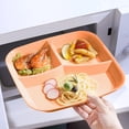thumbnail image 1 of Fridja Liquidation à Moins de 5 $ Assiettes Compartimentées de 10 Pouces pour Manger Paille Souper pour Enfants Adultes Pique-Nique Assiettes Réutilisables, 1 of 5