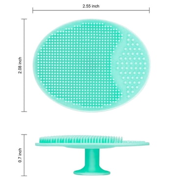 4 Pcs Face Scrubber Silicone Facial Cleansing Brush Face Exfoliator Massager Blackhead  Pad Face Skin Care For Deep Cleaning
