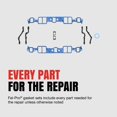 thumbnail image 4 of Fel-Pro Gaskets Intake Manifold Gasket MS 95809-1 OE Replacement; With Rubber-Plastic End Seals With Locating Pins, 4 of 4