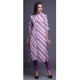 thumbnail image 4 of Bimba Printed Button Down Straight Tunic Dresses For Women Kurti Medium, 4 of 6