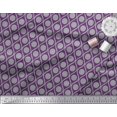 thumbnail image 2 of Soimoi Rayon Fabric Dot & Ogee Damask Decor Fabric Printed Yard 42 Inch Wide, 2 of 3