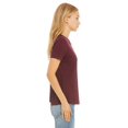 thumbnail image 3 of Bella Canvas 6400 - Relaxed Short Sleeve Jersey T-Shirt, L, Maroon, 3 of 3