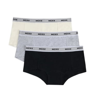Paquet de 3 culottes hipster avec bande élastique à motif Mexx pour femmes
