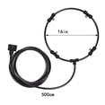 thumbnail image 3 of Meitianfacai Outdoor Misting Fan Kit, 16ft Mist Hose Mister Fan, Water Misters for Cooling for Patio backyard, Portable Misting System for Mist Fan, Independent Valve for Control, 3 of 8