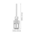 thumbnail image 3 of CIMAXIC 12 Pcs Aiguilles de Distribution en Acier Inoxydable Précision Pointes Émoussées, 0.98"X0.2"X0.03 Pouces, 3 of 5
