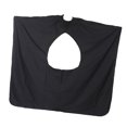 thumbnail image 1 of HILABEE Barber Cape Hair Dye Haircut Cape Polyester Adjustable Neck Closure Hair Styling Black, 1 of 9