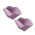 thumbnail image 4 of Transemion 2x Quick Installation And Easy Care Stretchy Chair Covers For Maintenance High Elastic Full light purple 5Set, 4 of 6