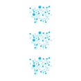 thumbnail image 3 of maskred 1/2/3/5 Wall Art Bathroom Shower Tile Removable Decor Decal Mural Kid Sticker Bubbles blue 3PCS, 3 of 6