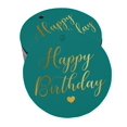 thumbnail image 1 of Inkdotpot Happy Birthday Bottle Tag Real Gold Foil Favor Hang Tags Pack Of 50, 1 of 1